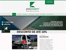 Tablet Screenshot of polysistem.com.br